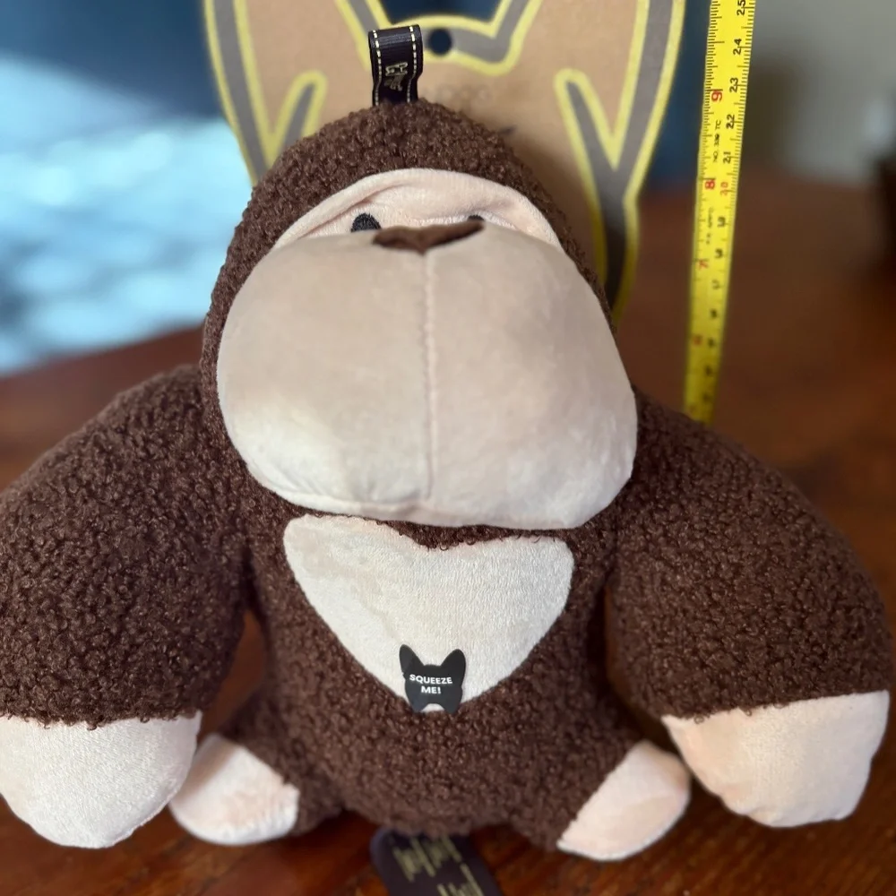 NWT NanDog My BFF Koko the Gorilla Plush Squeaky Toy